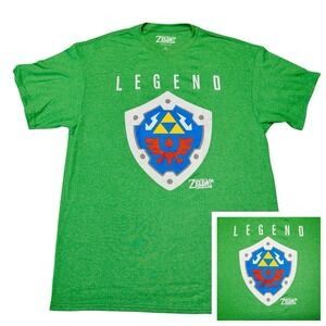 Legend Of Zelda Links Awakening Promo Shirt Mens Large Nintendo‎ Rare Game Promo